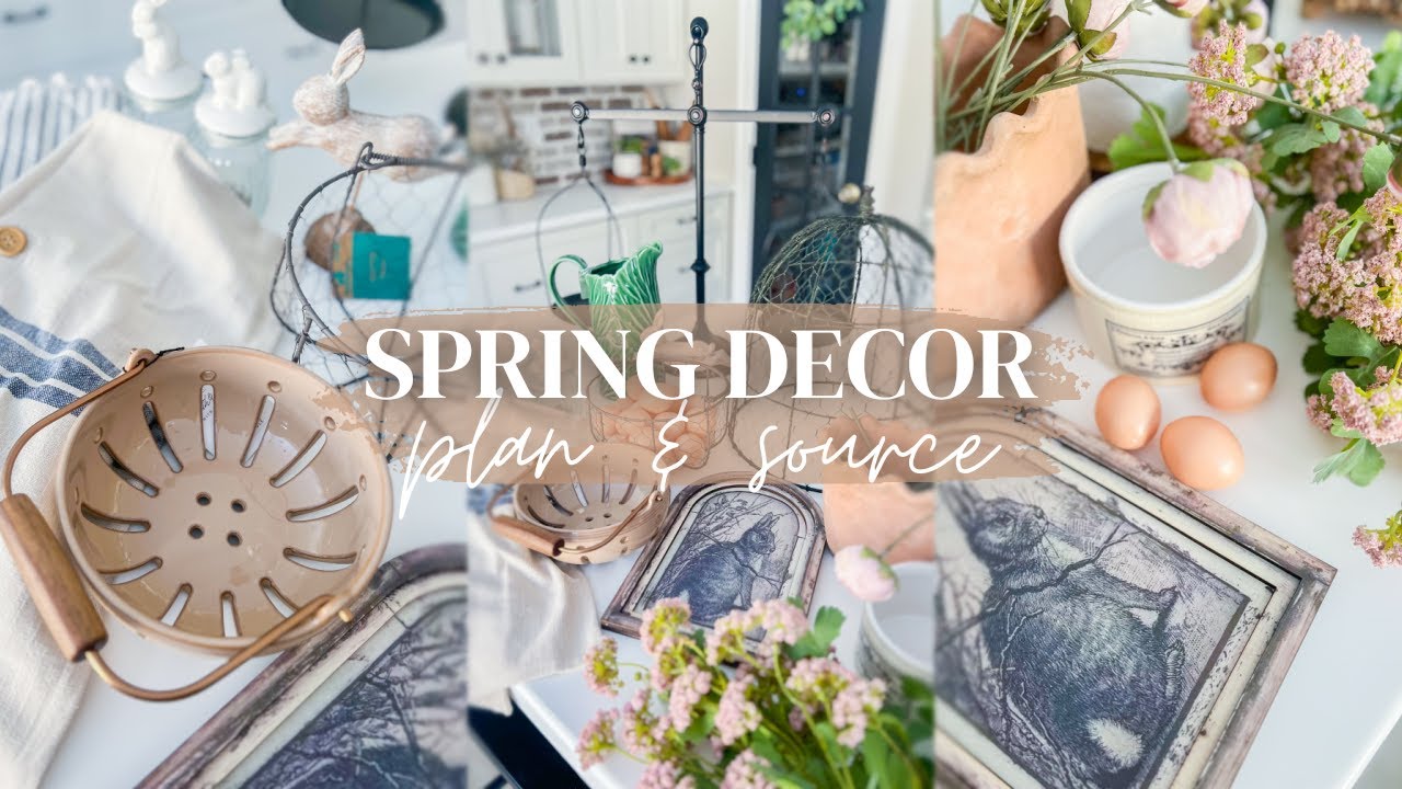 SPRING DECOR PLAN AND SOURCE // SPRING DECOR HAUL // CHARLOTTE GROVE FARMHOUSE