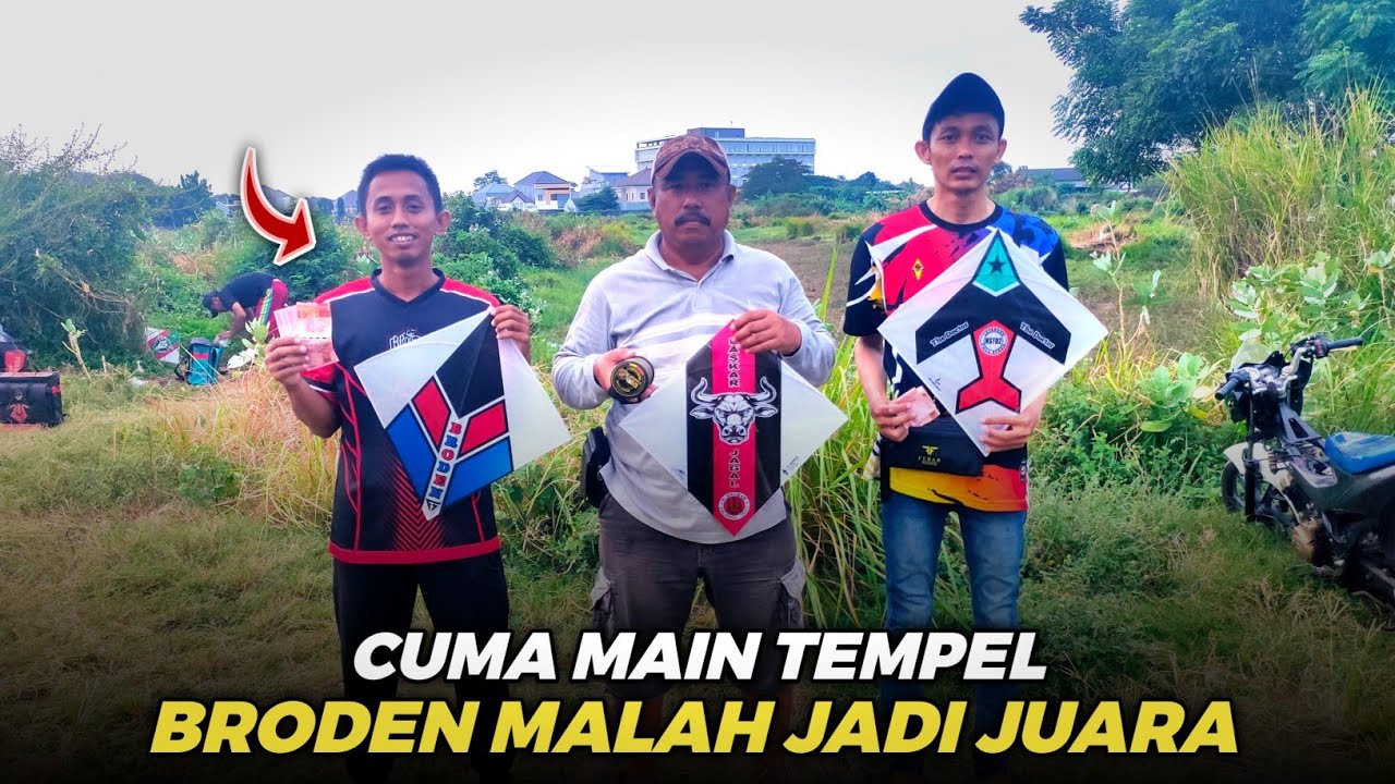 TEKNIK TEMPEL KEJAM ‼️ BRODEN BUKTIKAN KWALITASNYA DAN SUKSES RAIH GELAR JUARA || LAYANGAN ADUAN