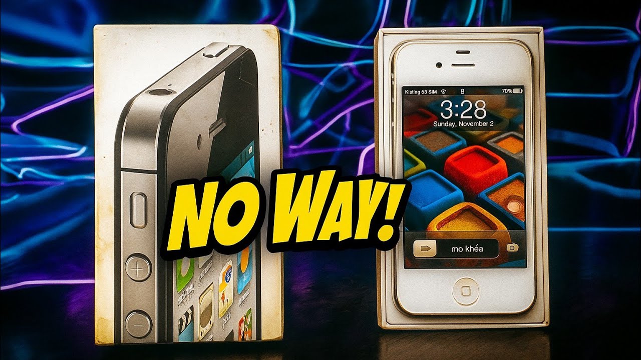 I Unboxed an iPhone 4S in 2025… But What Happened at the End Shocked Me!