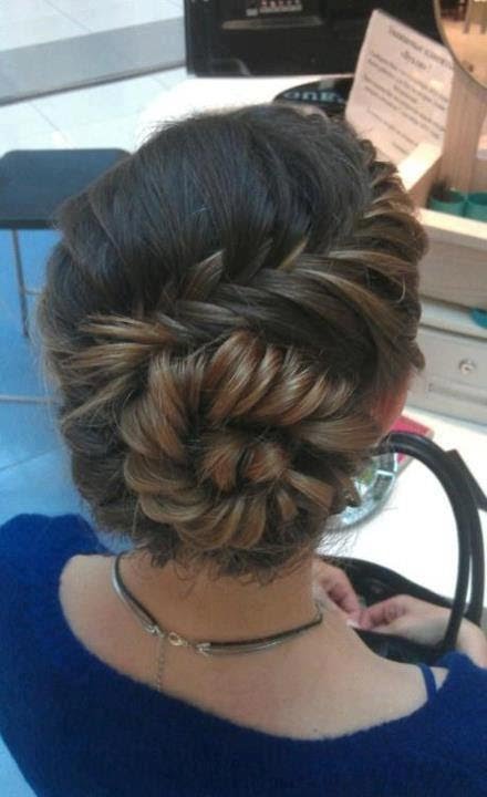 RECOGIDO ELEGANTE  EN FLOR CON TRENZA PESCADO |  DUTCH FISHTAIL BRAID  | VIRIYUEMOON
