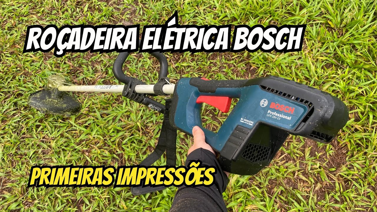 Roçadeira elétrica BOSCH PROFISSIONAL (GFR 18V-23) - Opinião sincera