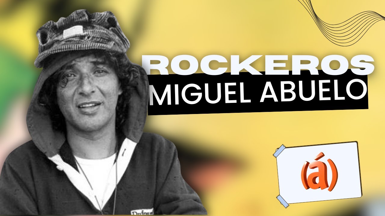 Miguel Abuelo en la serie Rockeros