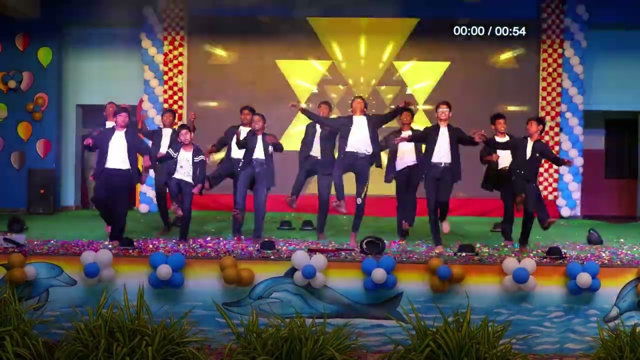 Kartika Deepam Dance By 8th Boys | 57th Annual Day Celebrations | Nirmala E.M. High School