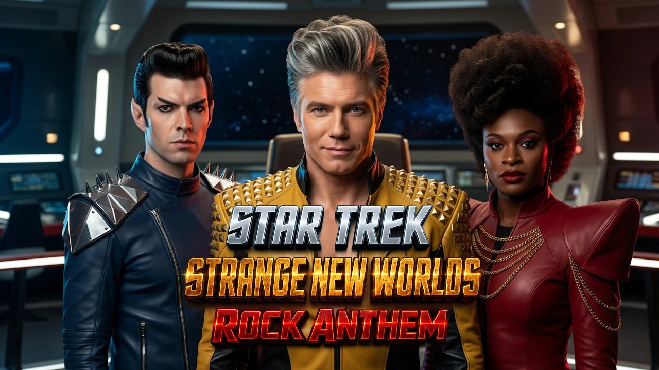 What If Star Trek Strange New Worlds Was an 80s Rock Anthem?