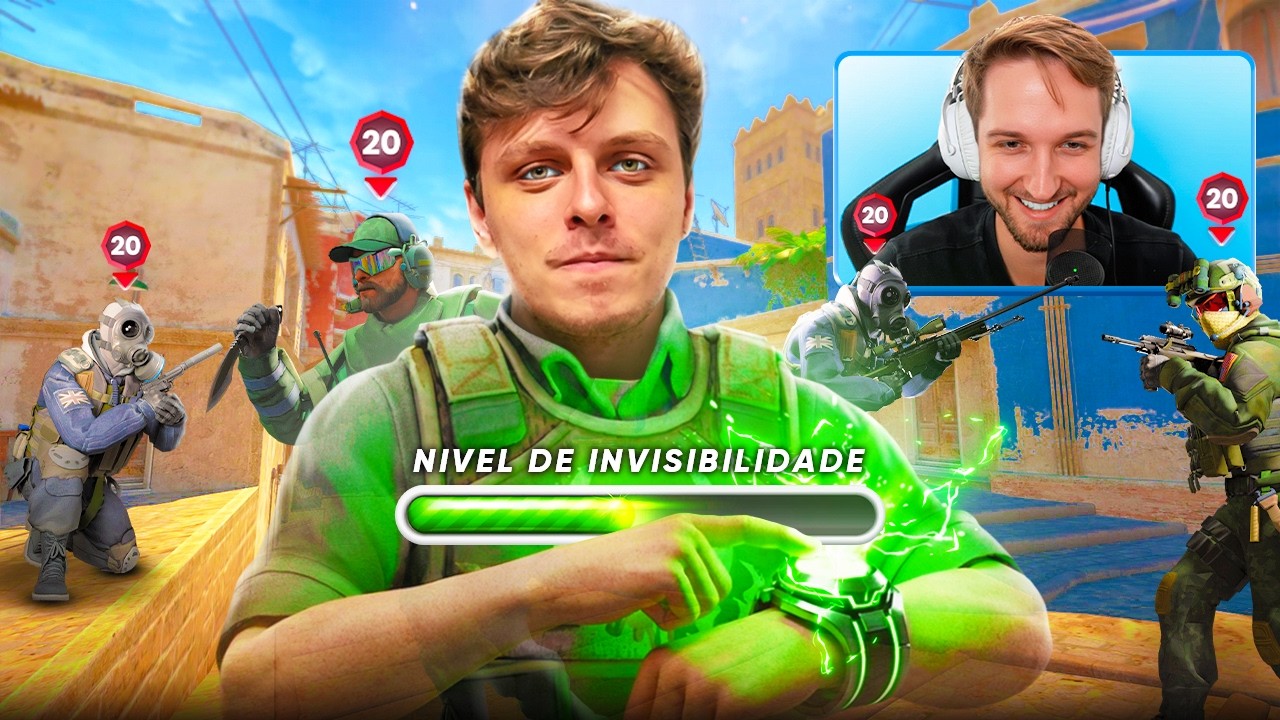 EX-PRO PLAYER ANTONINI INVISÍVEL CONTRA 5 LEVEL 20 DA GC (1v5)