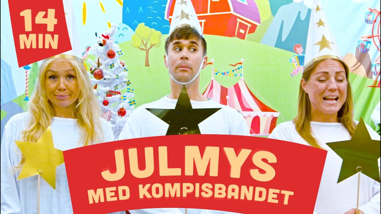 KOMPISBANDET - JULVIDEOS 2024 - Ny julmusik med Kompisbandet - Pepparkaksgubbar, En sockerbagare etc