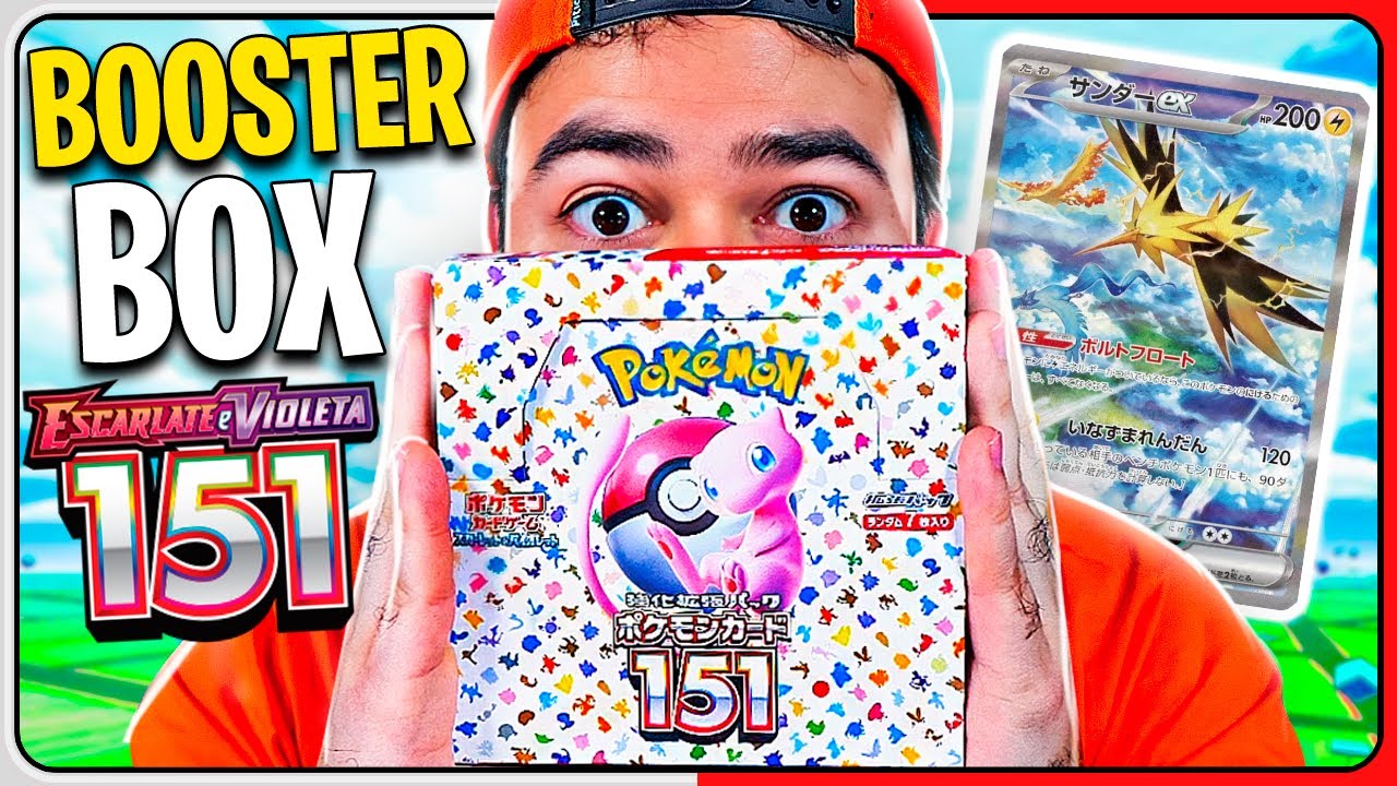 Abri a 151 COLEÇÃO ESPECIAL de CARTAS POKÉMON TCG | BOOSTER BOX JAPONESA MONTALVÃO