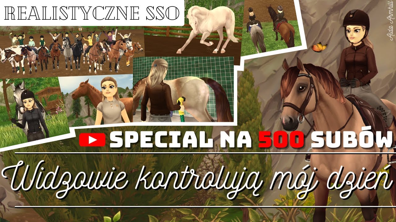 Widzowie z YT kontrolują mój dzień - special na 500 subów II realistyczne sso #5