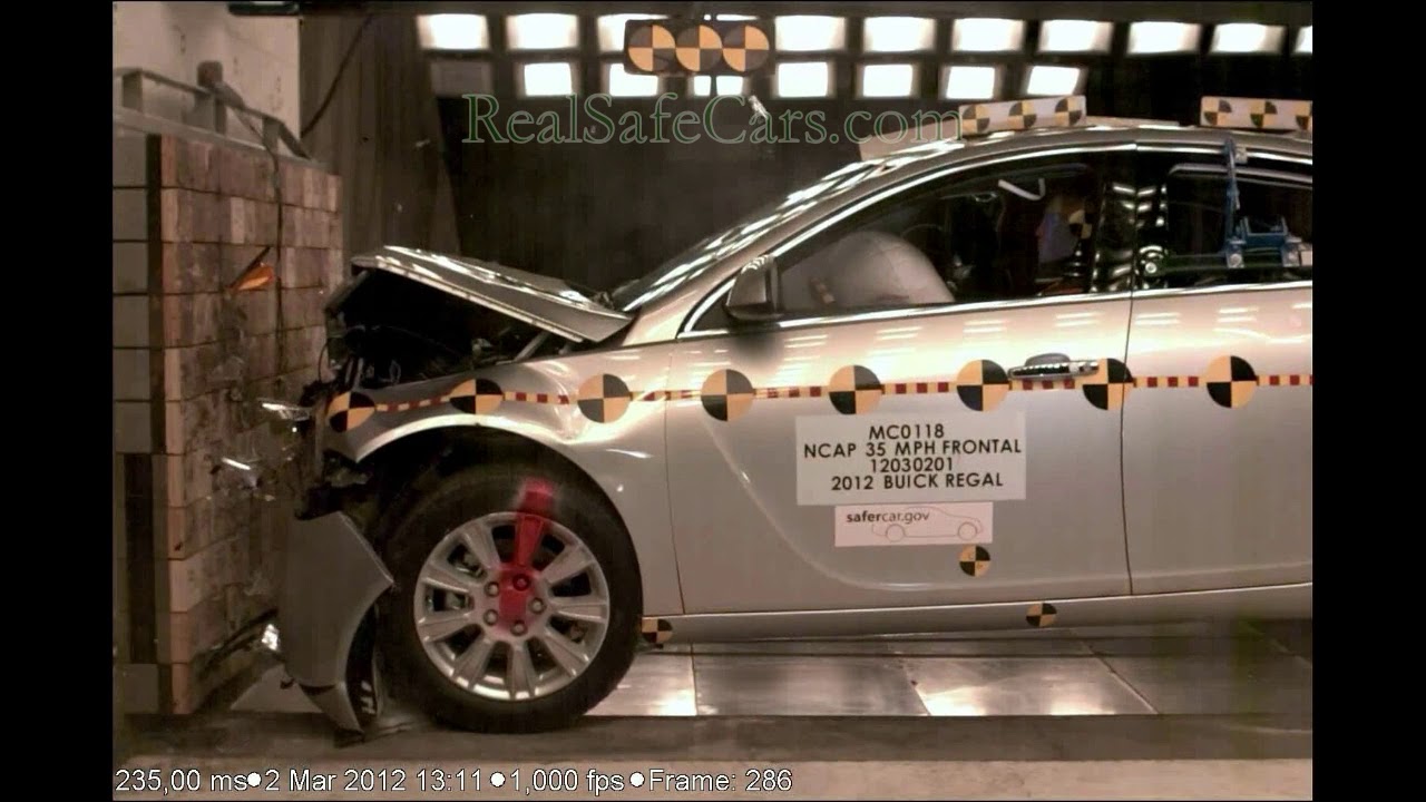 Buick Regal (2011-2017) Crash Tests (Side-Pole, Front, Side)