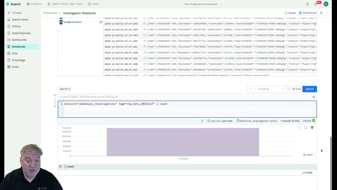 Cribl Notebooks Demo Powered by Lakehouse