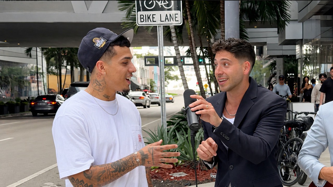 I Wasn't Expecting That From This Random Spanish Rapper in Miami🤯 @Adonys10official