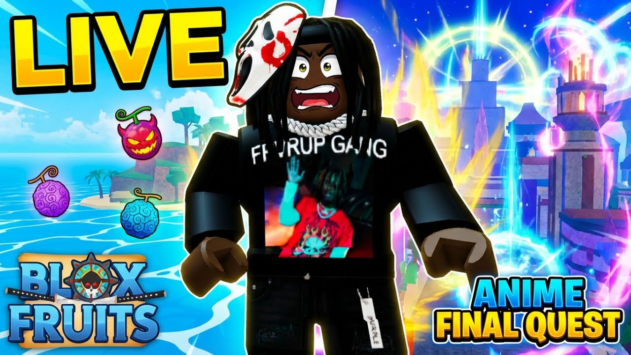 LEVELING YETI! ❄️ Blox Fruits & Anime Quest Update 🔴