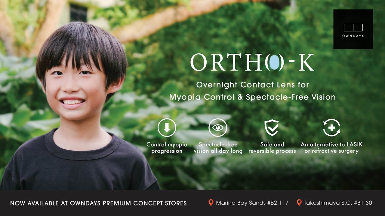 Wake up to spectacle-free vision with Ortho-K lenses 🌞
