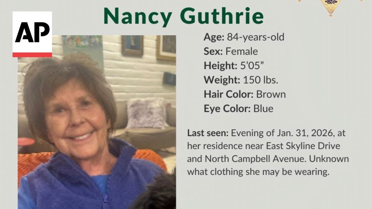 Authorities believe Savannah Guthrie's mom was taken against her will