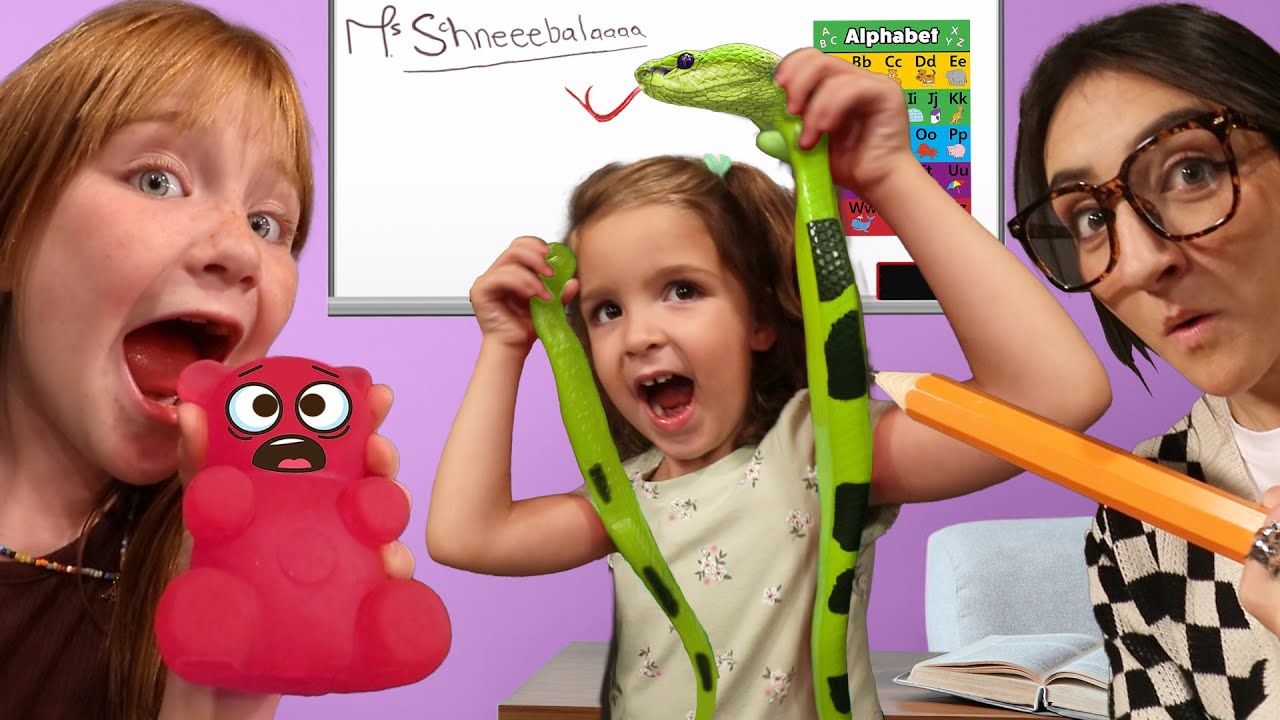 GUMMY vs REAL at SCHOOL!!  Adley sneaks Prank Gummies into class for Niko & Navey (Teacher Surprise)