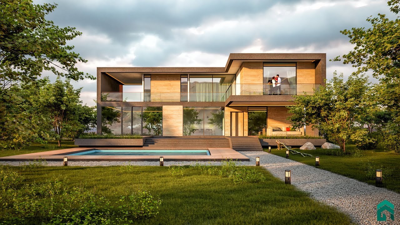 Vray Sketchup The Making of Modern Villa