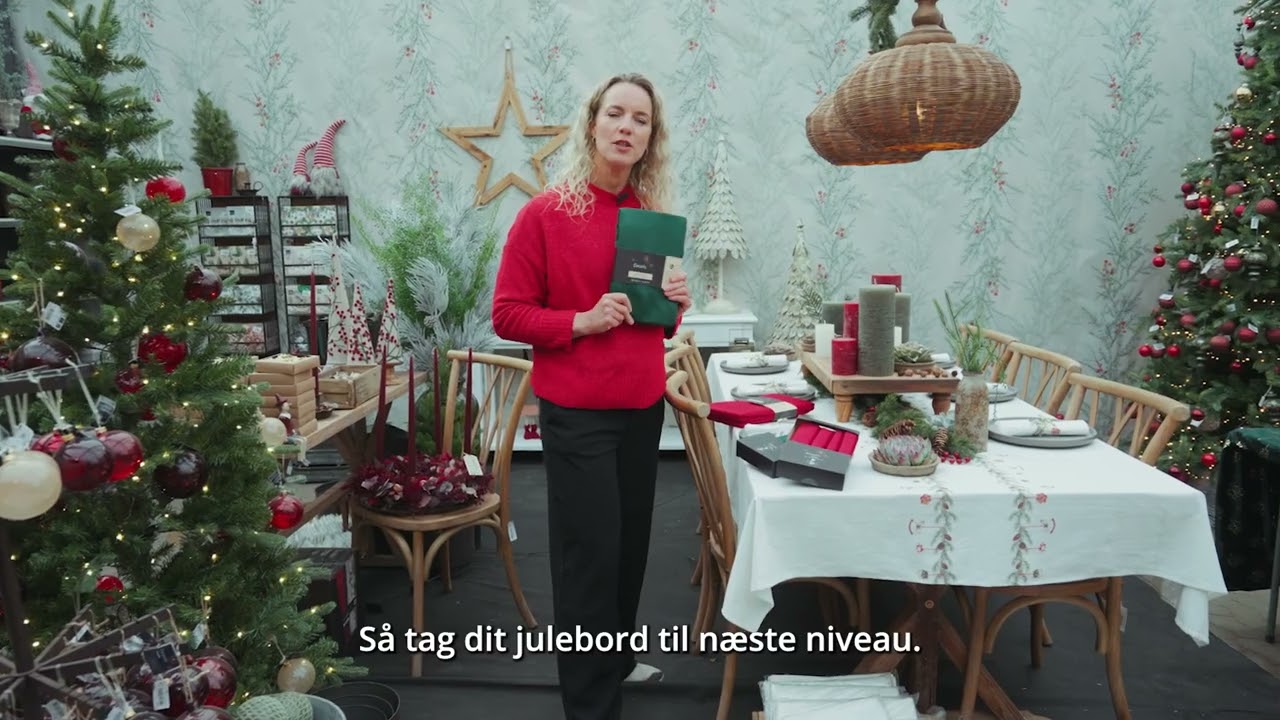Har du brug for at opgradere dit julebord i år? Kom til jul i Anchers Havecenter