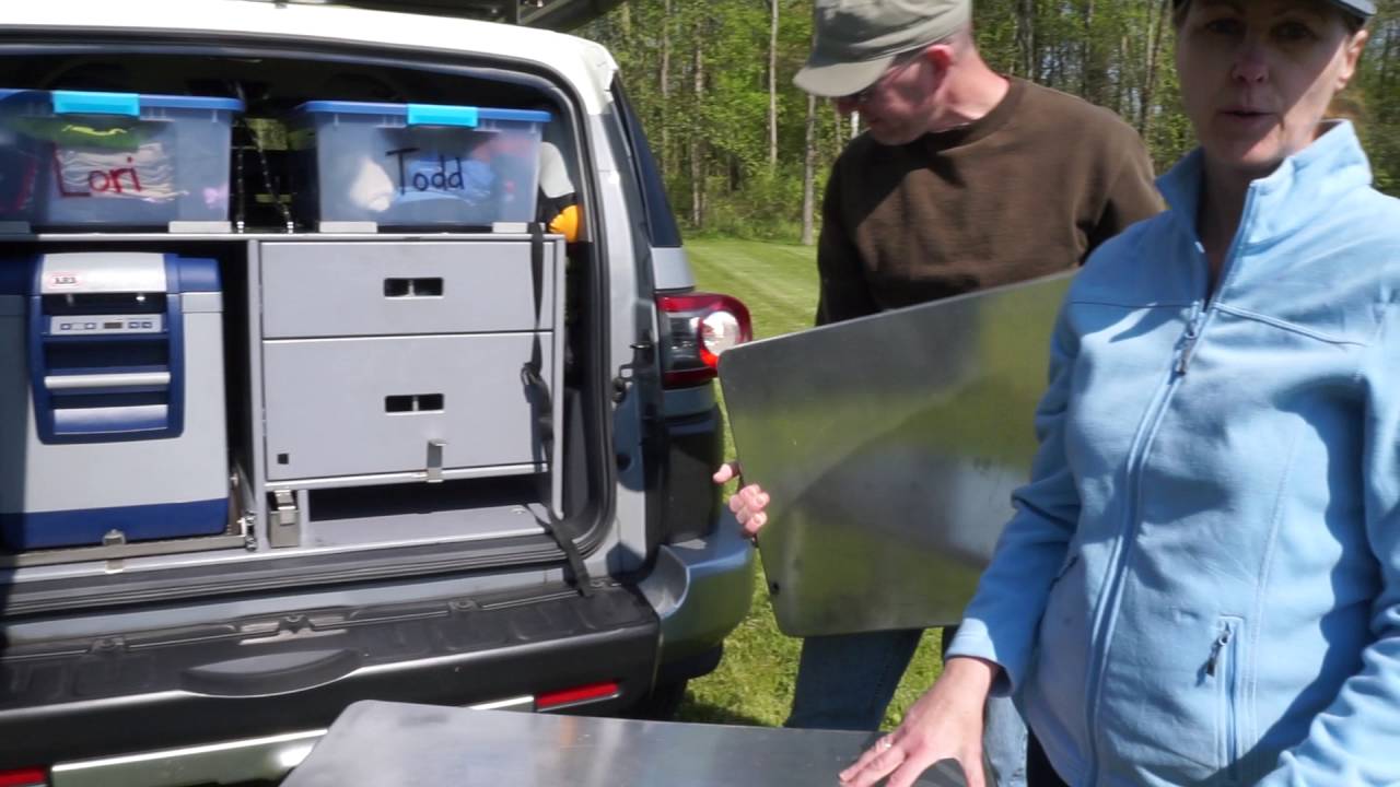 FJ Cruiser Rear Storage Drawers and Fridge