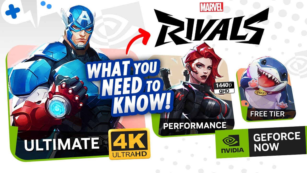 MARVEL RIVALS на GeForce NOW на ВСЕХ уровнях | БЕСПЛАТНЫЙ игровой процесс в разрешении до 4K