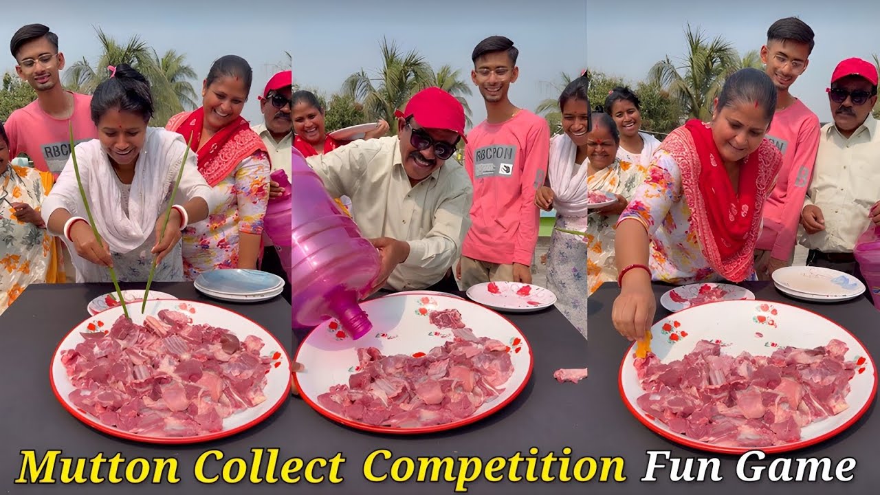 Mutton Collect Competition 🔥| Final Winner Will Surprise You 😱| মজার খেলা 😛/ SK Challenge Video 