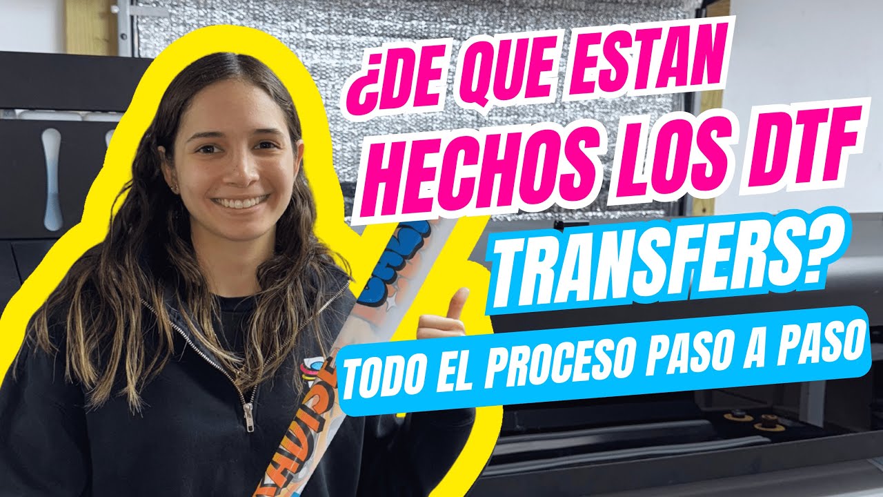 ¿De que estan hechos los DTF TRANSFERS? | Proceso completo paso a paso (Materiales + Consejos)