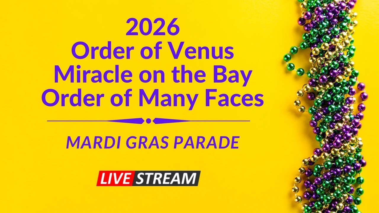 Order of Venus, Miracle on the Bay, Order of Many Faces Mardi Gras Parade 2026 - Mobile, Alabama