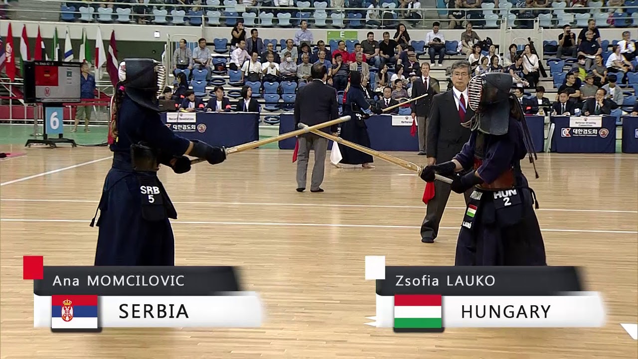 17th World Kendo Championships 1ch A.MOMCILOVIC(SRB) vs Z.LAUKO(HUN)