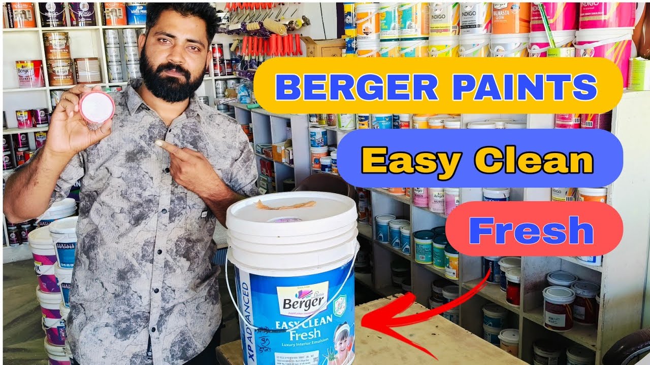 Berger Paints || Easy Clean Fresh || Best selling Luxury paint ||