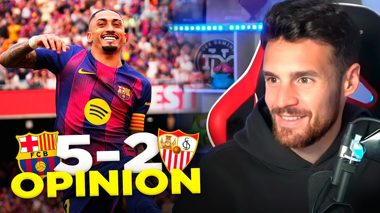 EL FC BARCELONA GANA 5-2 CONTRA EL SEVILLA
