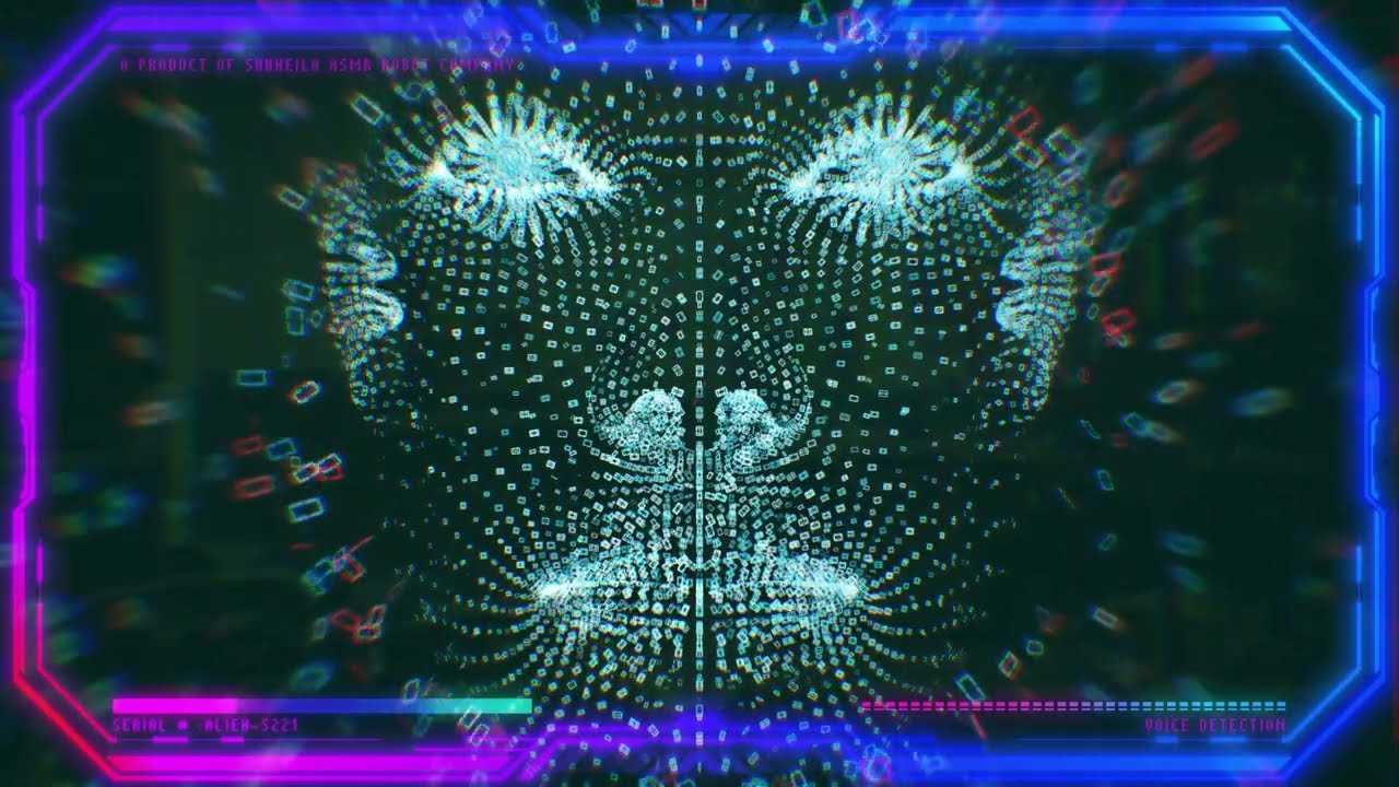 ASMR Hypnosis Cyberpunk Robot | Meditation + Guided Relaxation Breathy Australian Accent Whispered