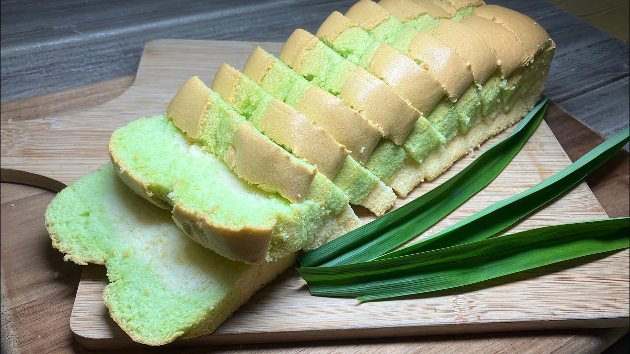 班兰金枕蛋糕 | 新手也能一次做成功 | 满满班兰蛋香味 超级好吃 | Pandan Golden Pillow Cake