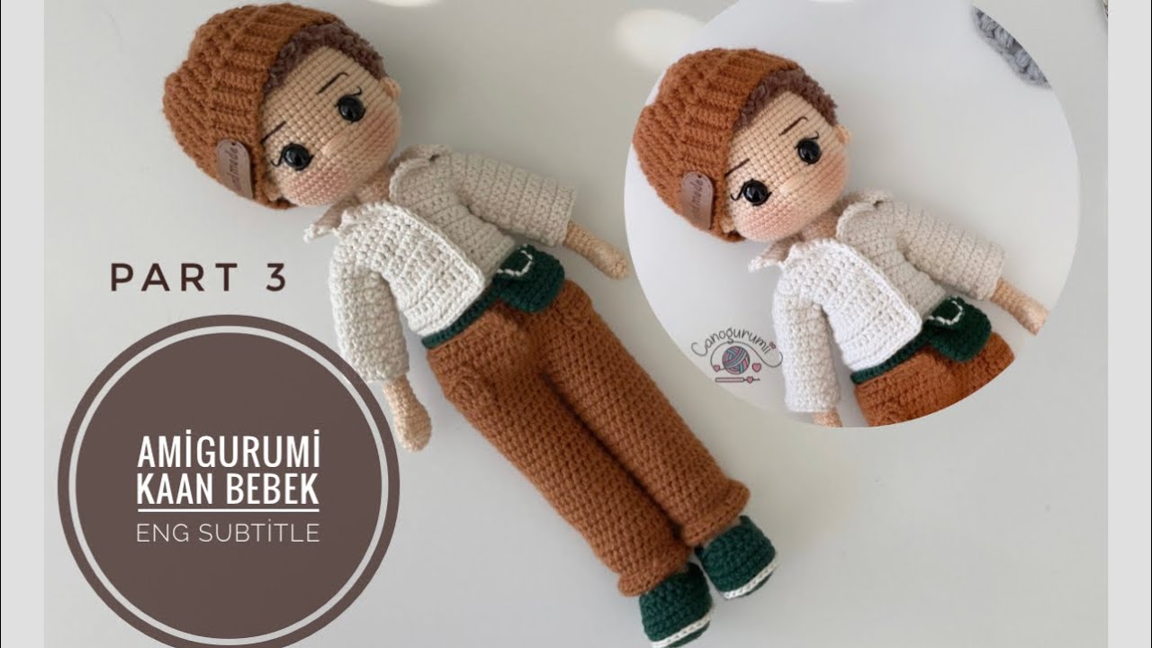 Amigurumi Erkek Bebek 🤎 3/5 Eng Subtitle (head,kafa,hair,Saç,Face,yüz) #amigurumitoys