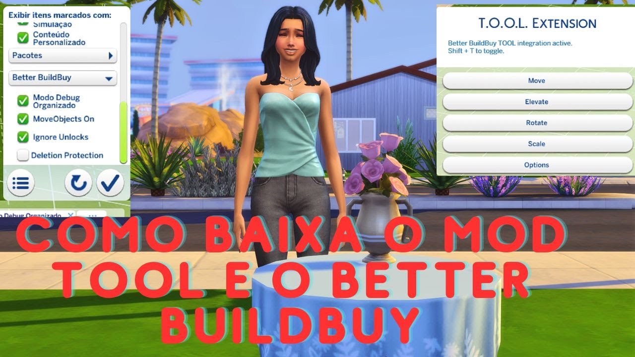 Como Baixar e Instalar os Mods TOOL + Better BuildBuy Atualizados no The Sims 4! 🛠️✨