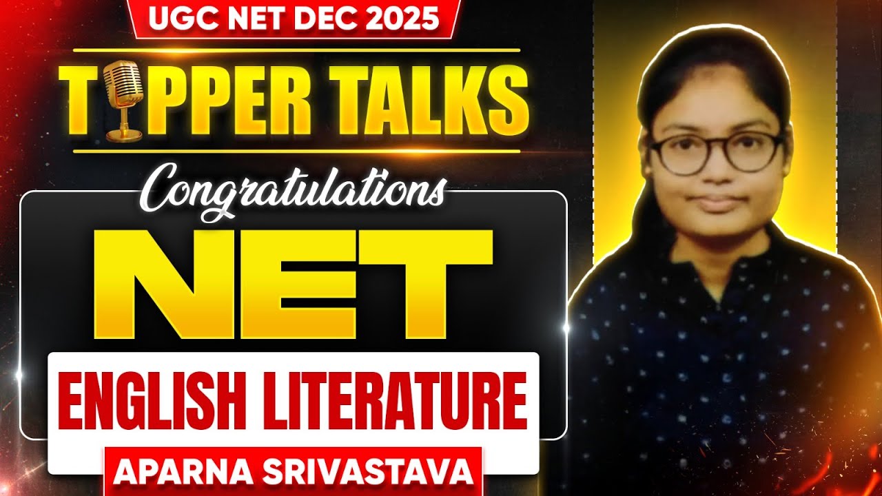 UGC NET English Literature Topper With Aparna | UGC NET Result 2026 January Topper | UGC NET