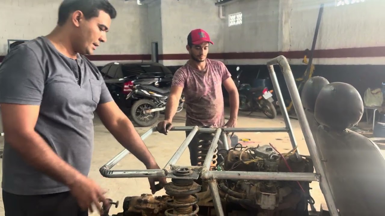 Como fazer gaiola de trilha com motor central 