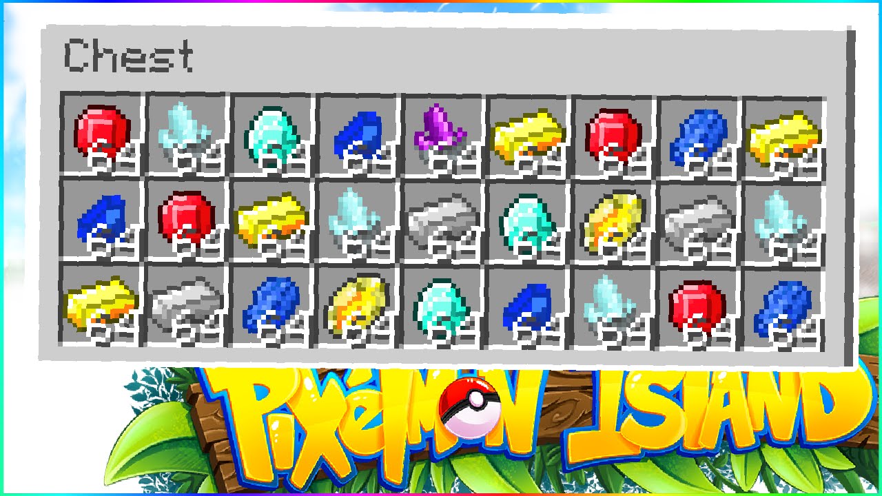BIGGEST TREASURE FIND I'VE HAD YET! - PIXELMON ISLAND SMP #18