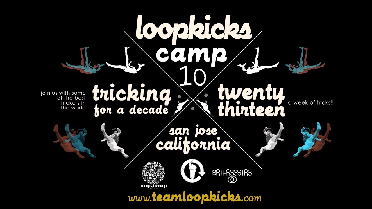 Loopkicks TRICKING Camp #10. 2013 | A Decade of Tricking
