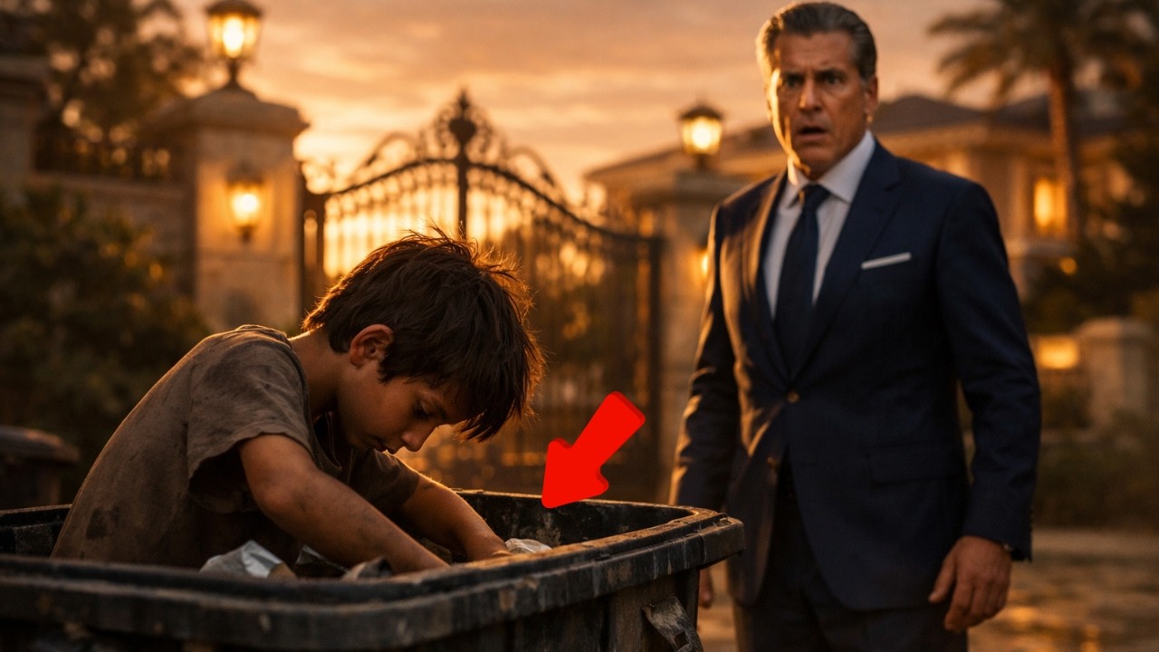 MILIONÁRIO HUMILHA MENINO POR PEGAR COMIDA… MINUTOS DEPOIS DESCOBRE QUEM ELE É