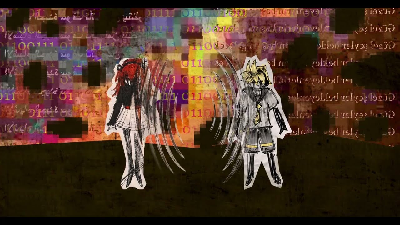 [Adachi Rei & Kagamine Len Mix] Neuron Explosion Show (Ah) / 0TS