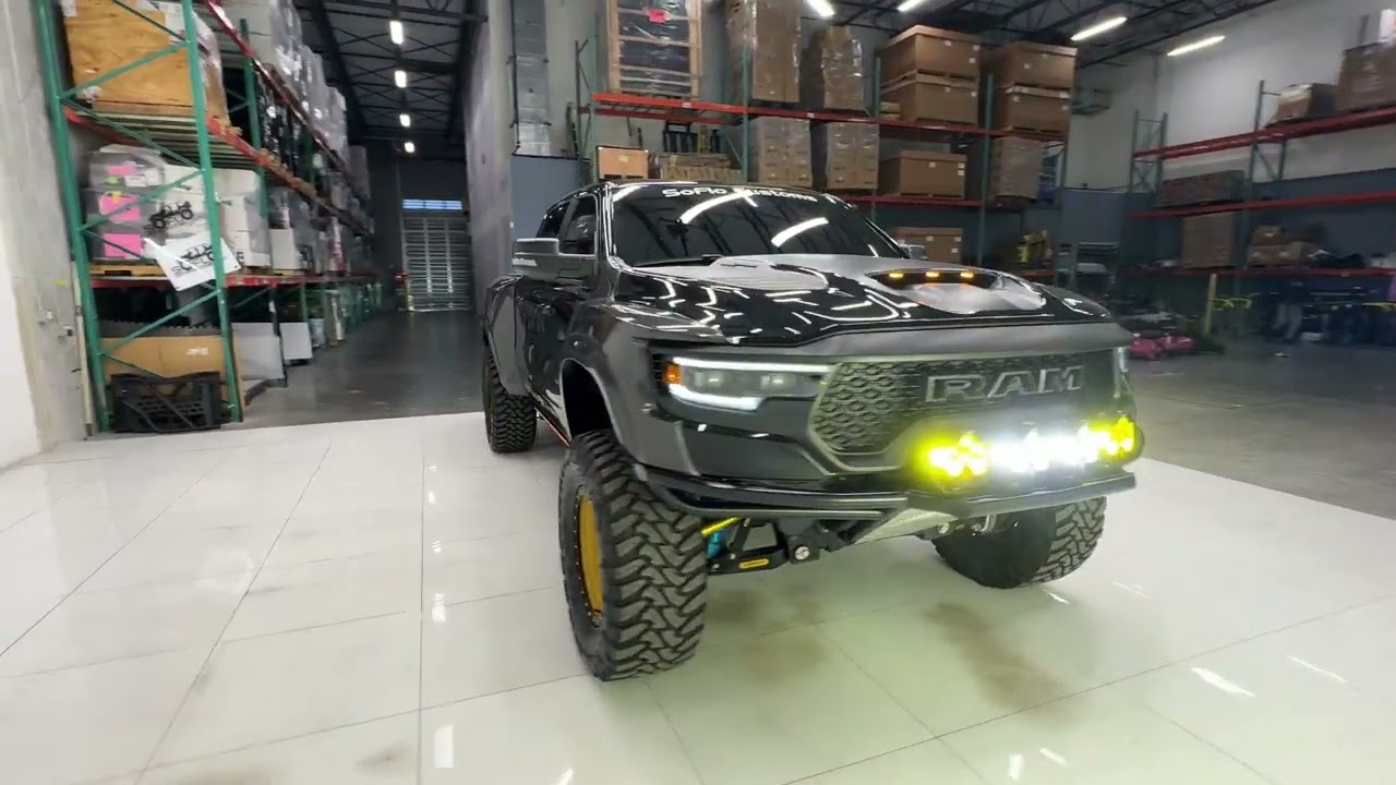 2024 RAM TRX Custom Gloss Black - Stock# 158478
