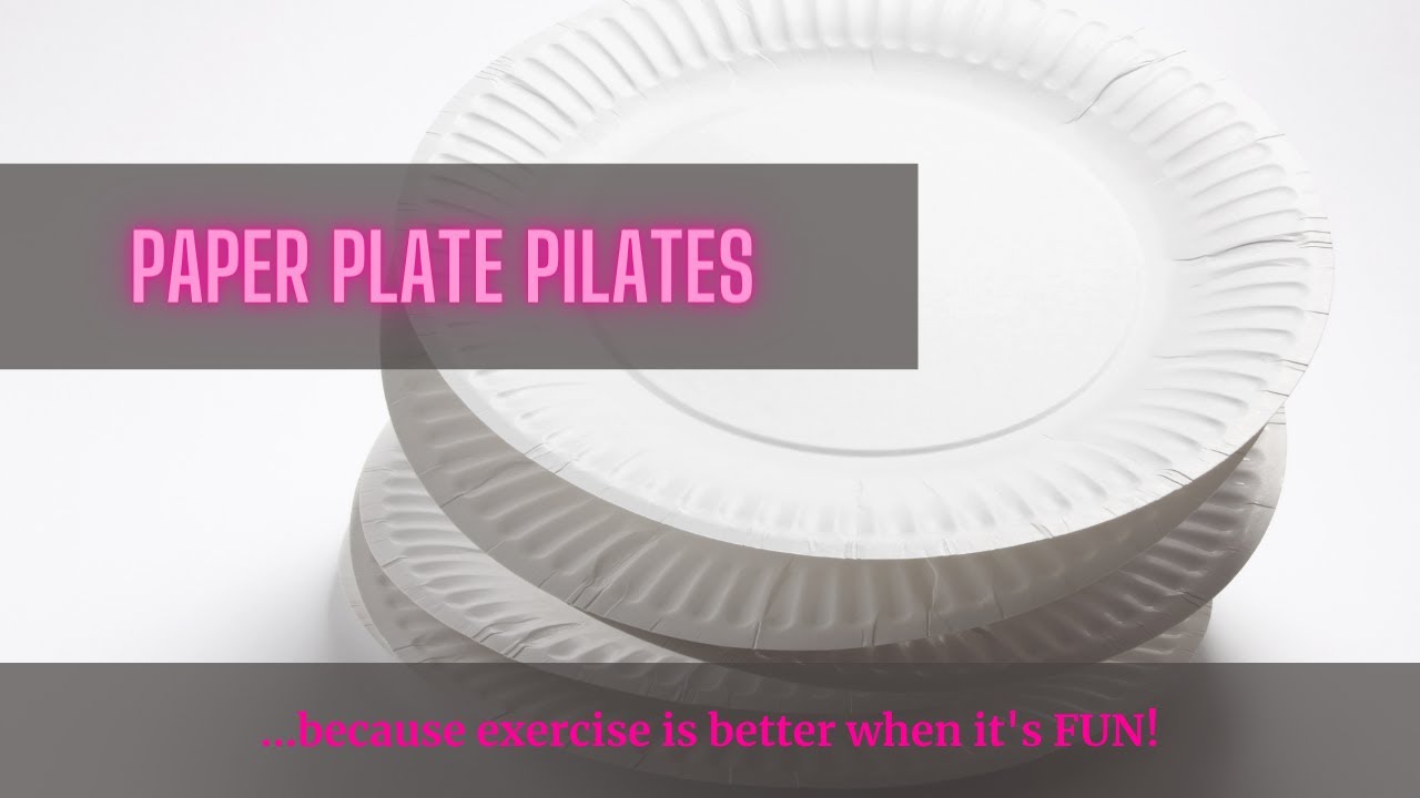 Paper Plate Pilates Workout