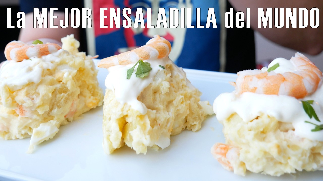 ENSALADILLA de Gambas en 5 Minutos. La más Rica y Fácil.