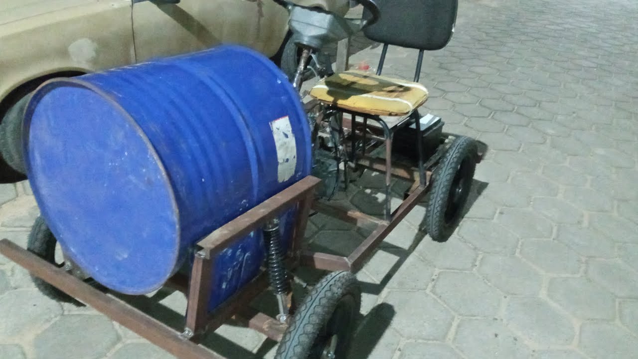 Trenzinho de Latão com Motor de moto parte 05
