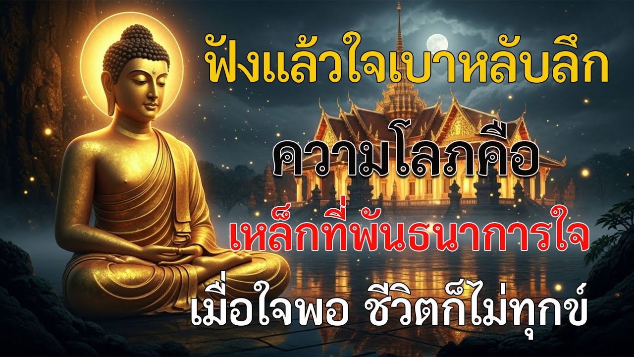 📌 ธรรมะสอนใจ | วางความโลภ แล้วชีวิตจะเบาขึ้น