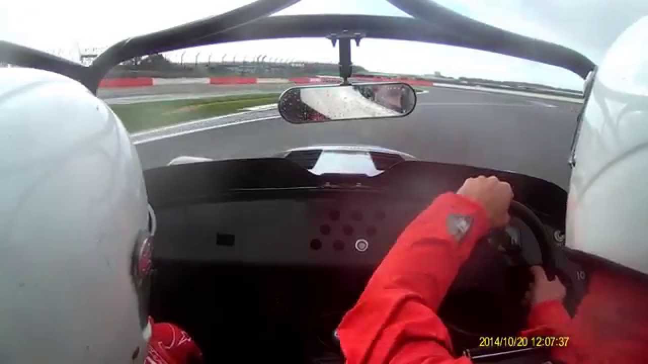 Caterham crash at Silverstone