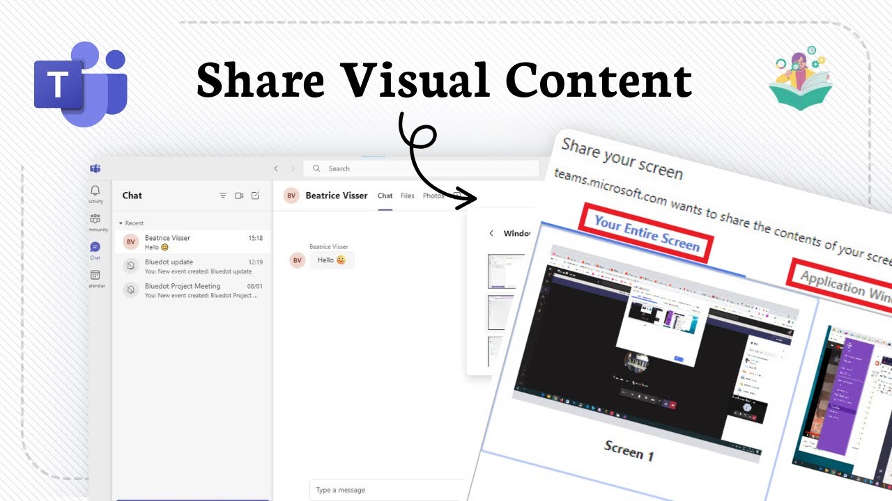 How to allow others to share screen Microsoft Teams