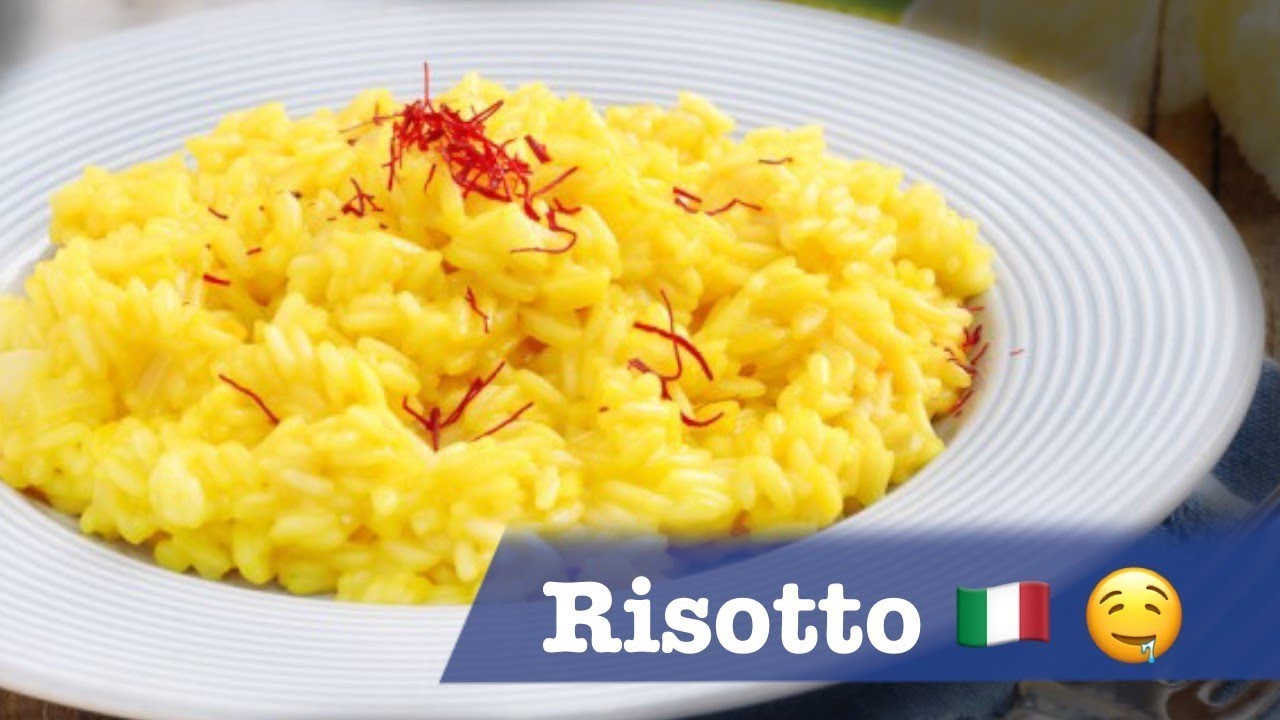 Risotto Italiano a la milanese - Receta tradicional