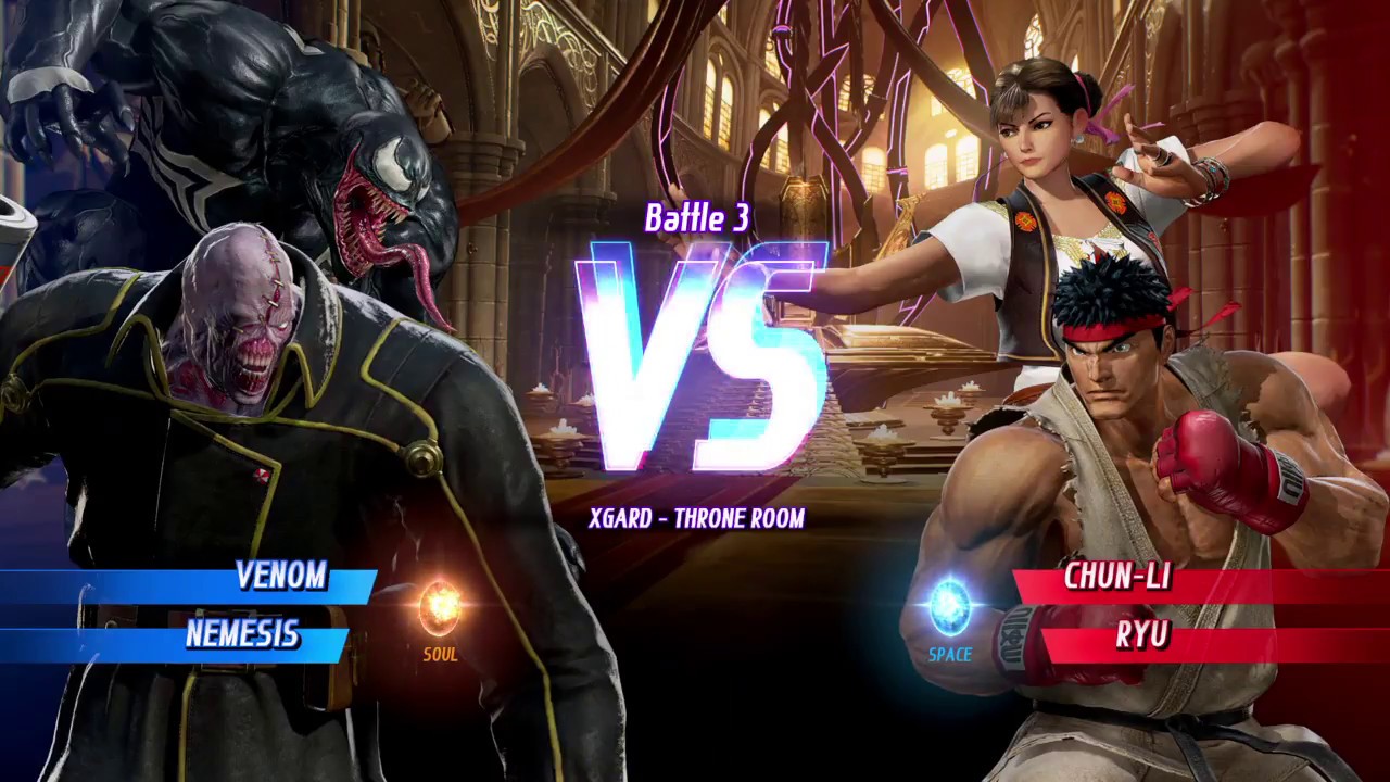 MARVEL VS. CAPCOM: INFINITE Venom,Nemesis Alt. Gameplay In Arcade Mode