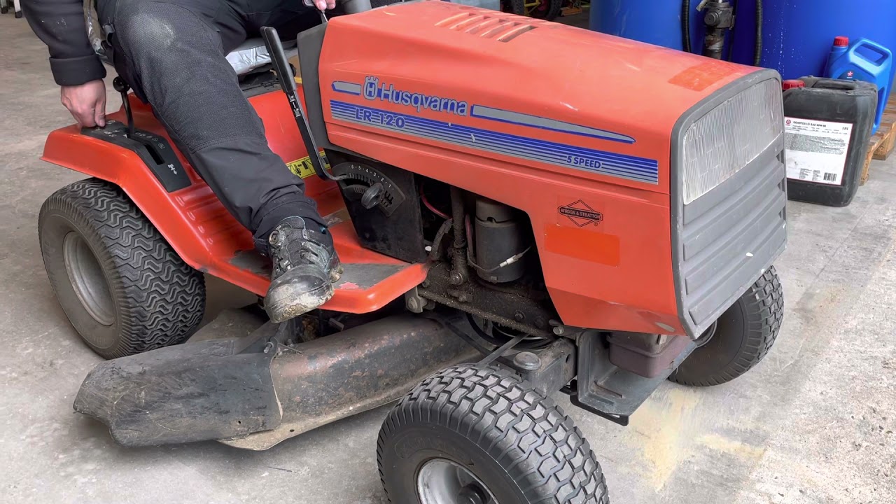 K&oslash;b Husqvarna LR 120 havetraktor p&aring; Klaravik.dk 402308