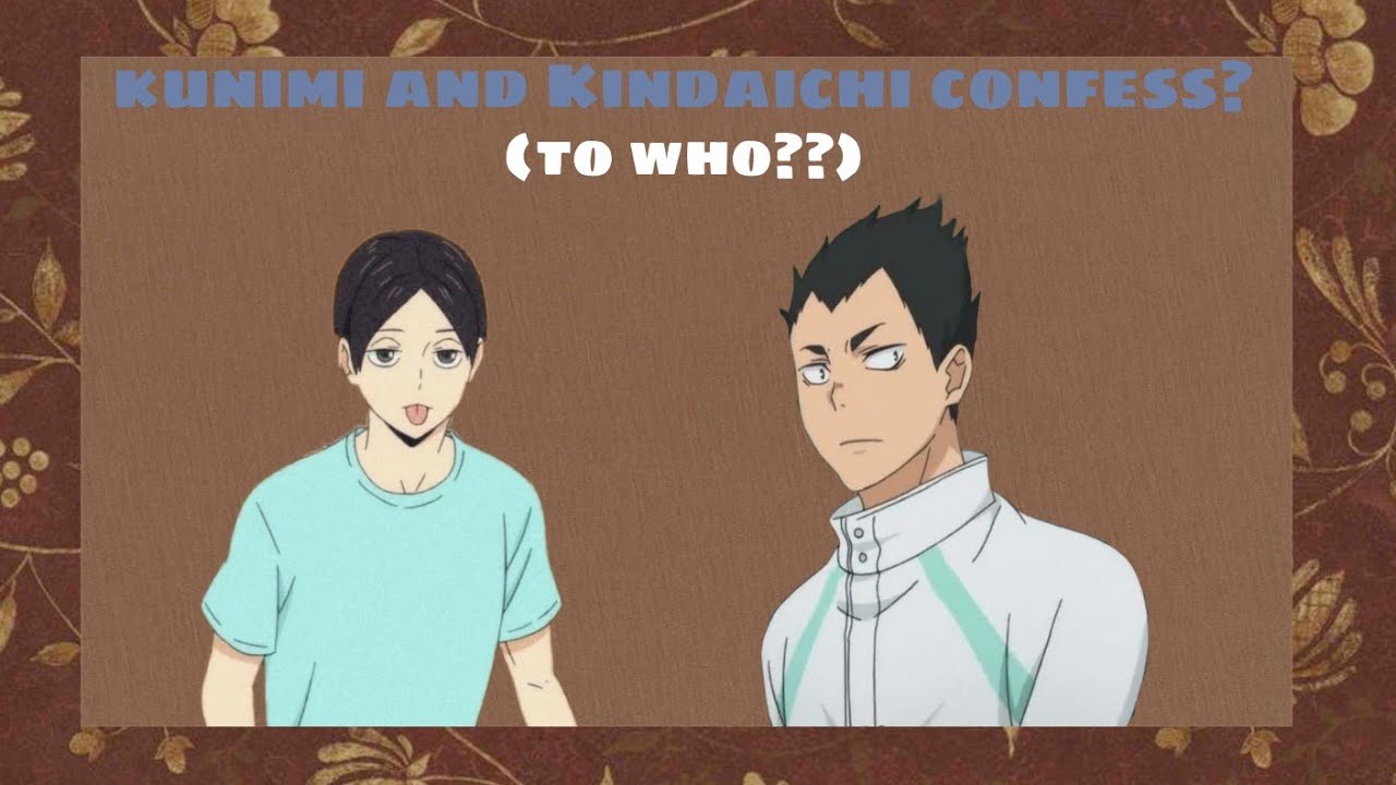 Kunimi and Kindaichi confess? // haikyuu lyric prank // Ejiahhops